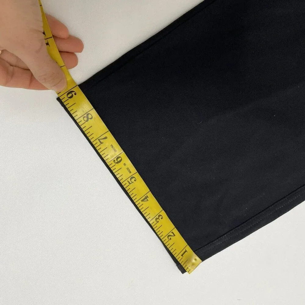 Kuhl Mova Cargo Pants Hiking Yoga Straight Women Size 6 Short Black Pocket Tie - Picture 8 of 12